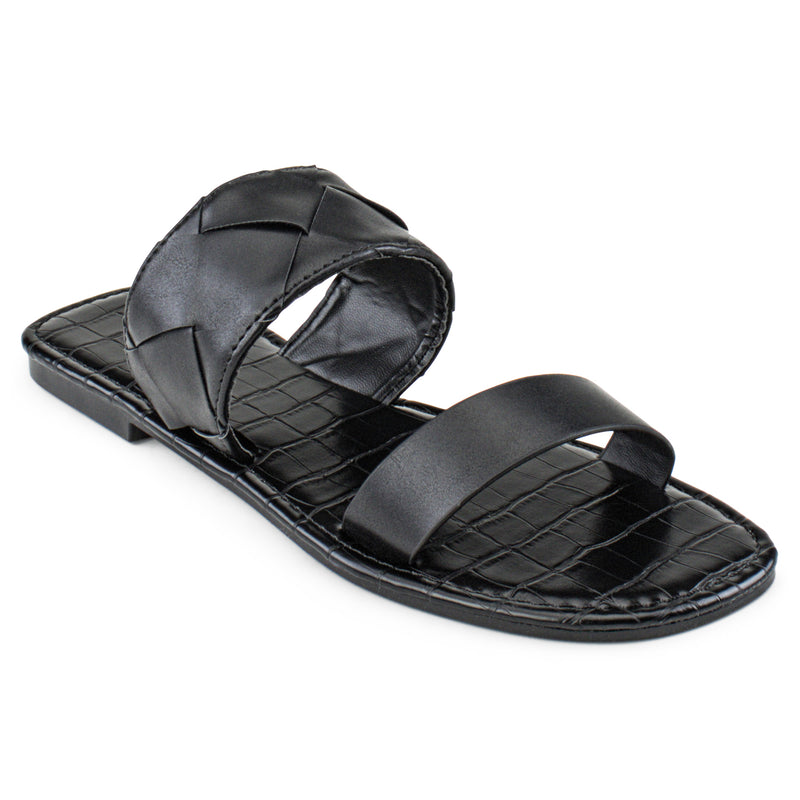 Cutout Design Comfort Slide Sandals PINK
