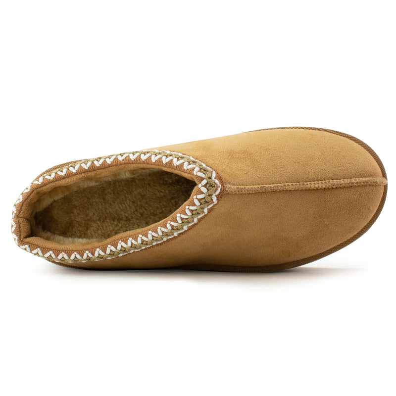 Platform Shearling Mule Clog TAN