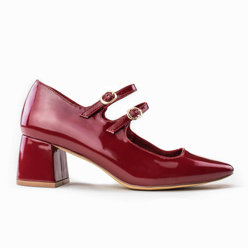 Leather Pumps Mary Jane Pumps Wide Width Wide Width" Square Toe Mary Jane Dress Pumps RED Leather Pumps Mary Jane Pumps Wide Width Wide Width" Square Toe Mary Jane Dress Pumps RED