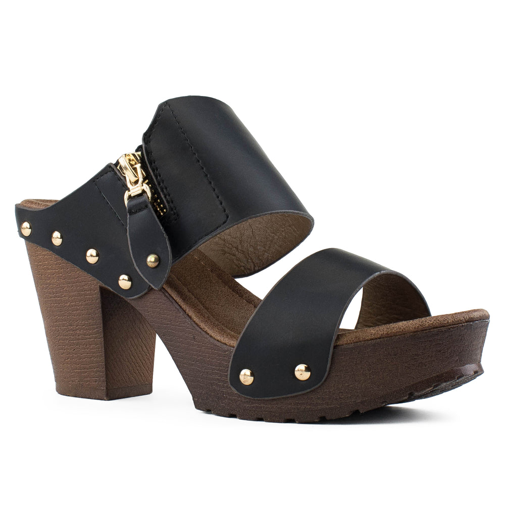 Ted Baker Marjay Leather Heeled Clogs | Allsole